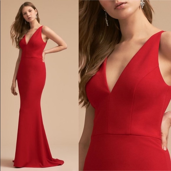 BHLDN Dresses & Skirts - BHLDN Jones Dress in Scarlet - worn once